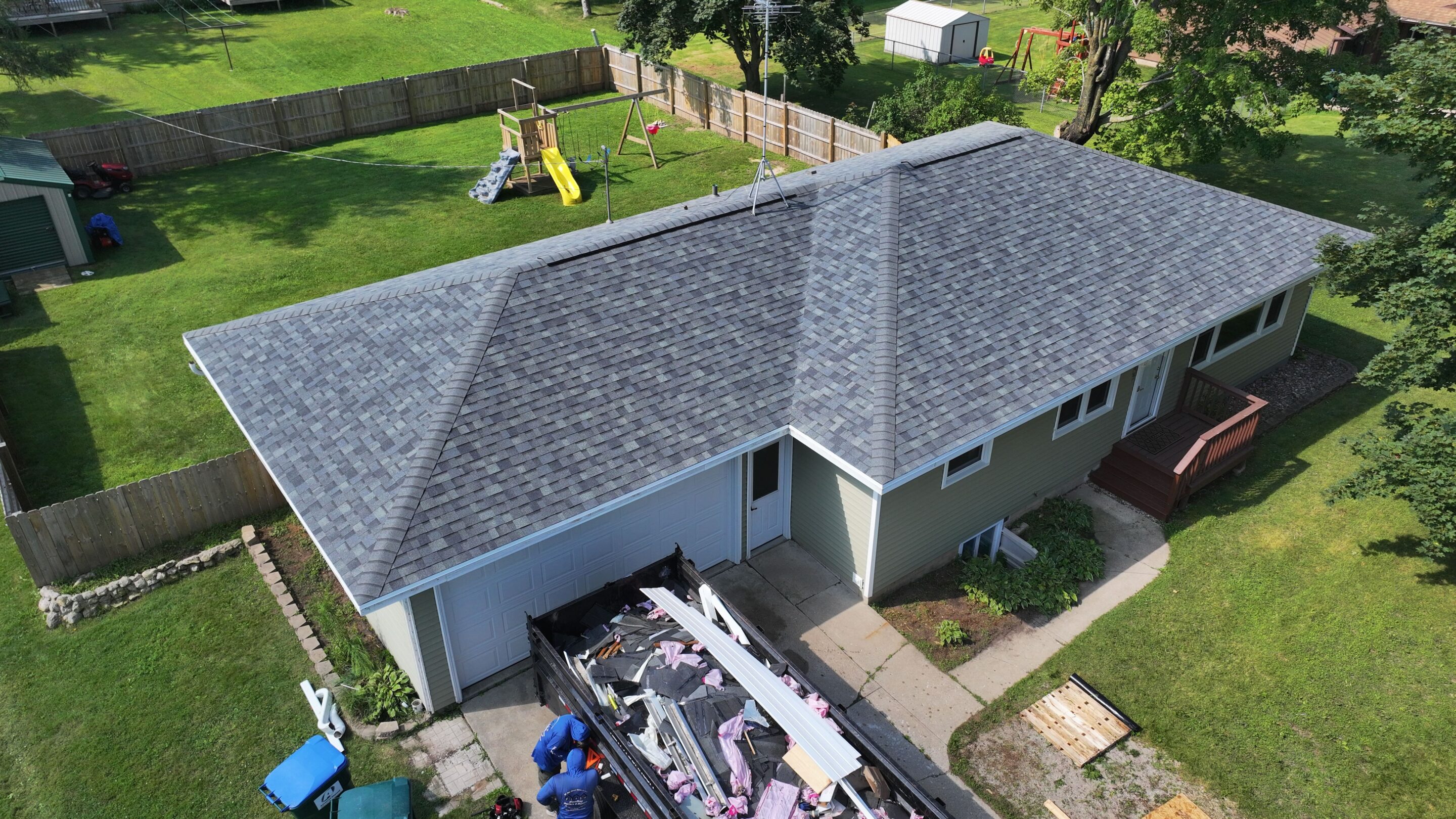 Coleman Pound Crivitz Roof Replacement Estate Gray